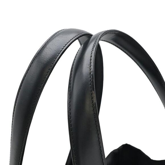 Pre Loved chanel Travel Line Tote Bag CC Logo Women black | black Shoulder Bags - Picture 4 of 7